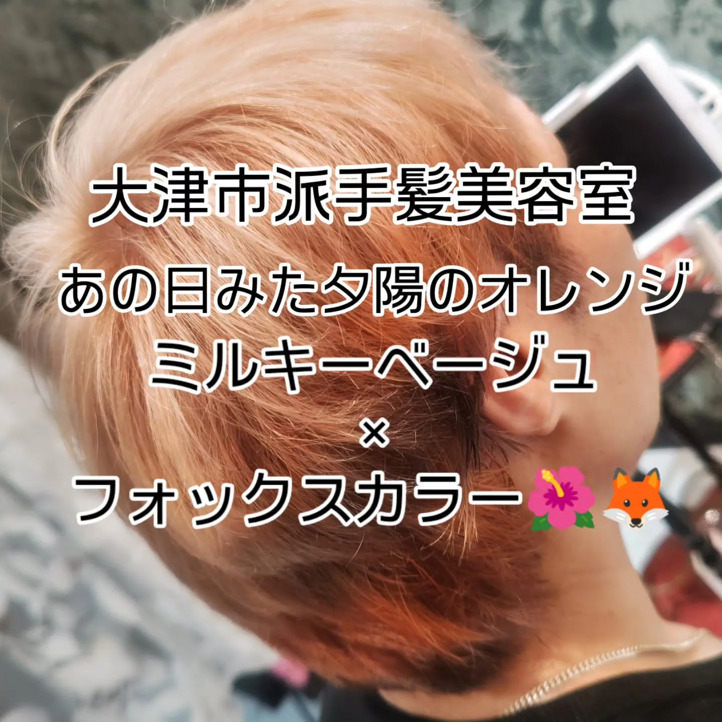 大津市派手髪おしゃれ染め特殊カラー美容室