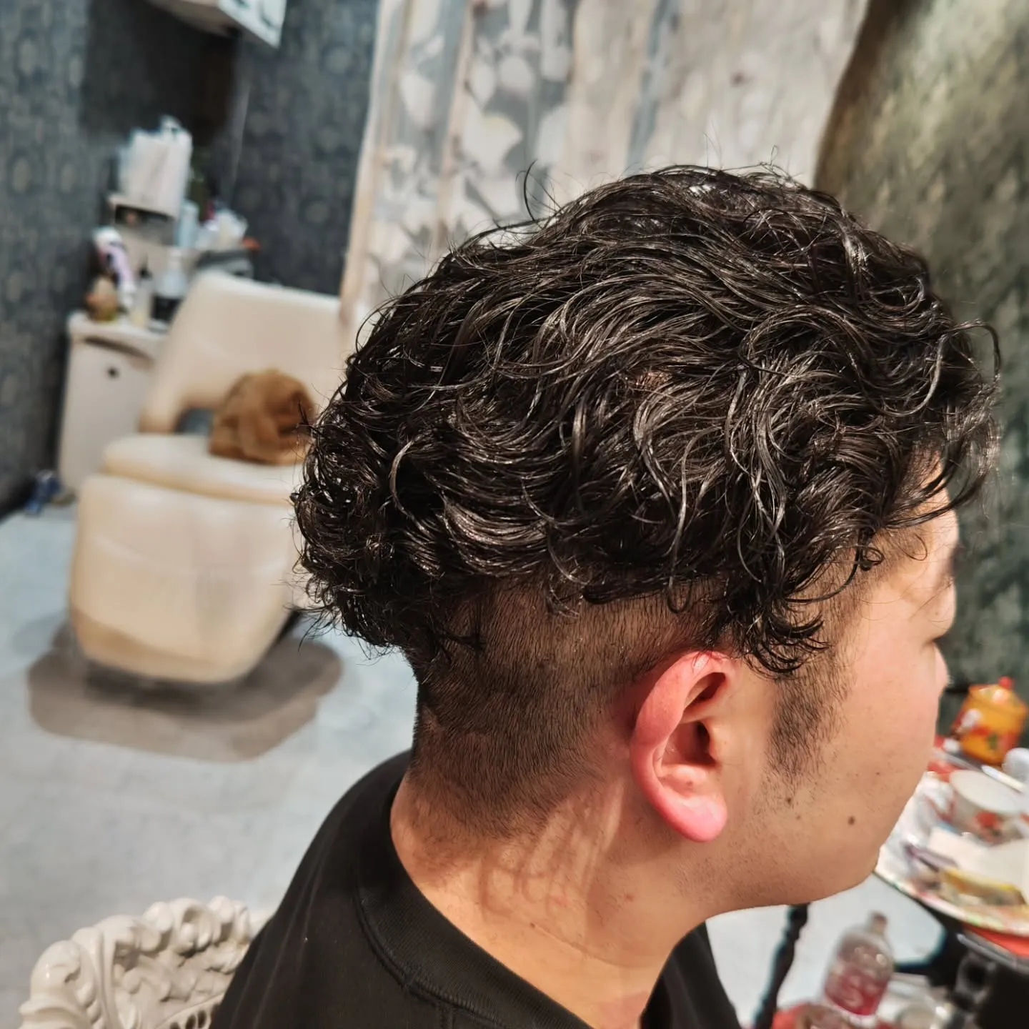 大津市メンズパーマ、クリープパーマ、ツイスパ、サーフカール