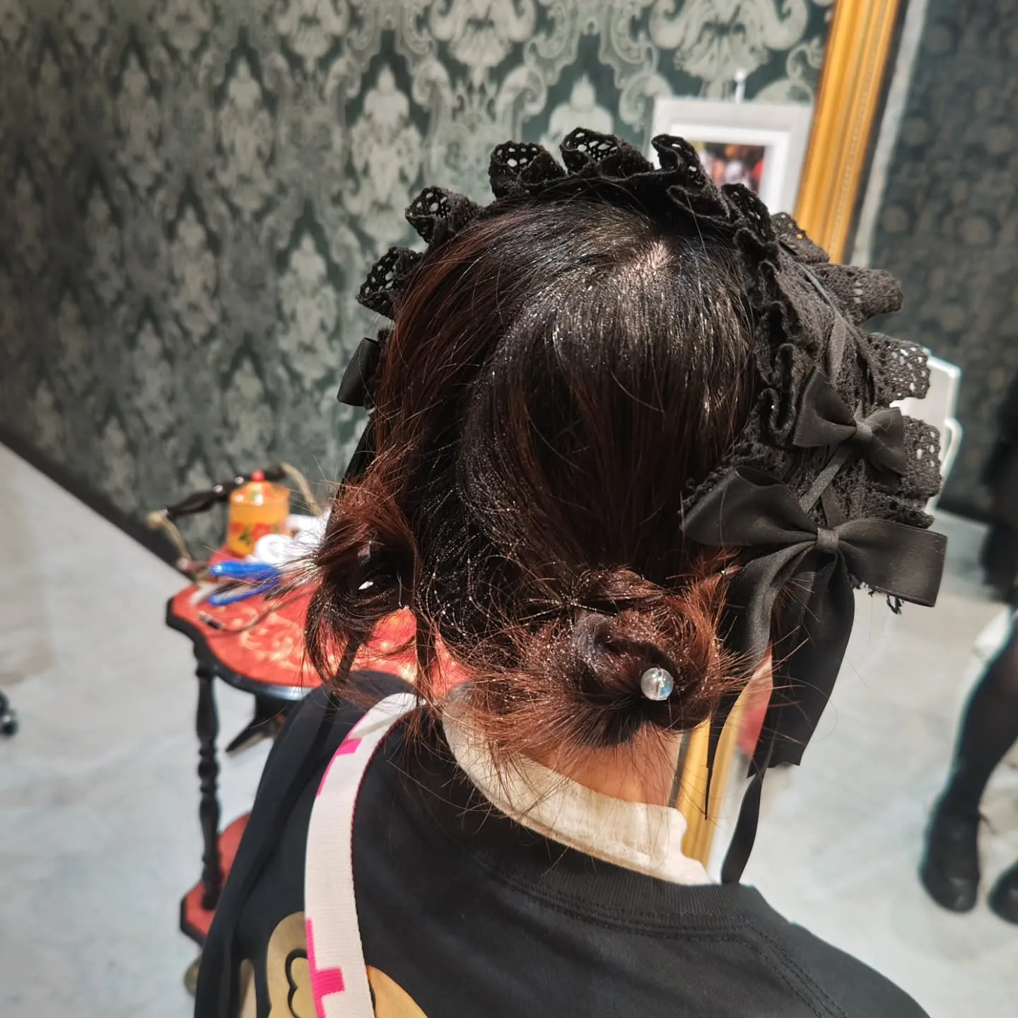 大津市推し活ヘアアレンジパーティーヘア冠婚葬祭⁡