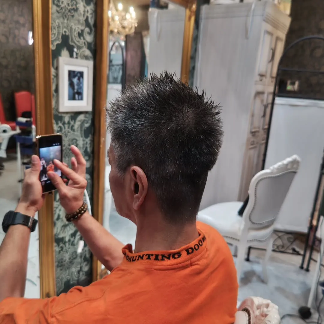 大津市ヘアケア頭皮ケア収まり再現性の高い骨格修正カット5歳若...