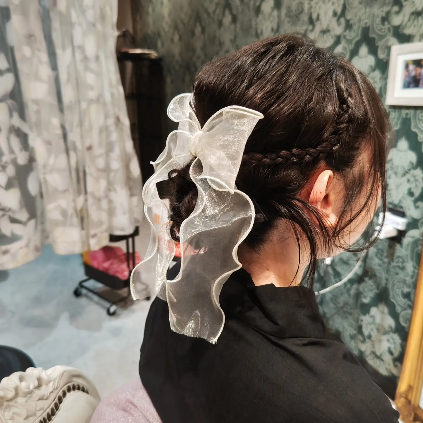 大津市早朝や夜遅く時間外からでもヘアセットパーティーヘアは勿...