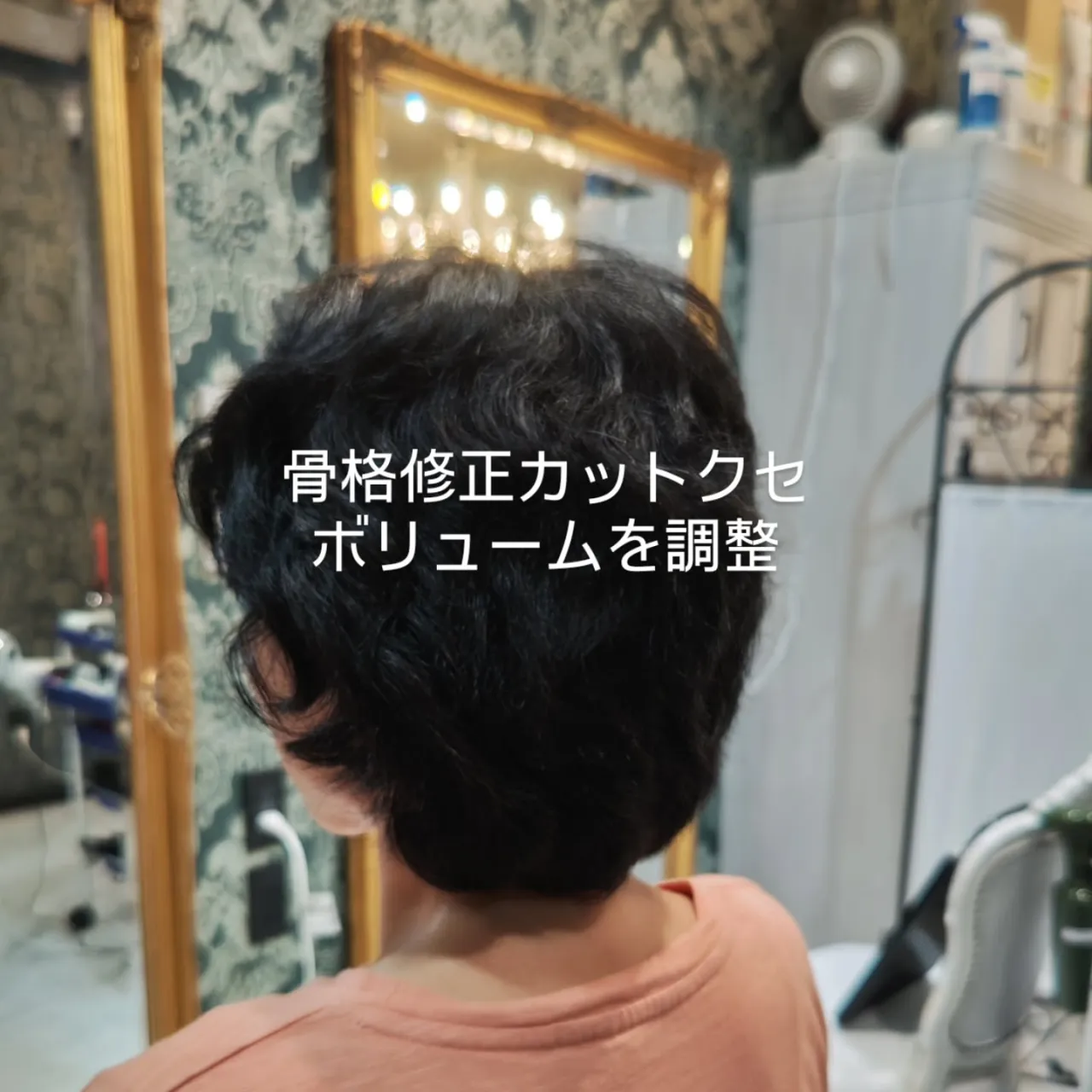 大津市大人の派手髪脱白髪染め骨格修正カット5歳若見えを叶える...